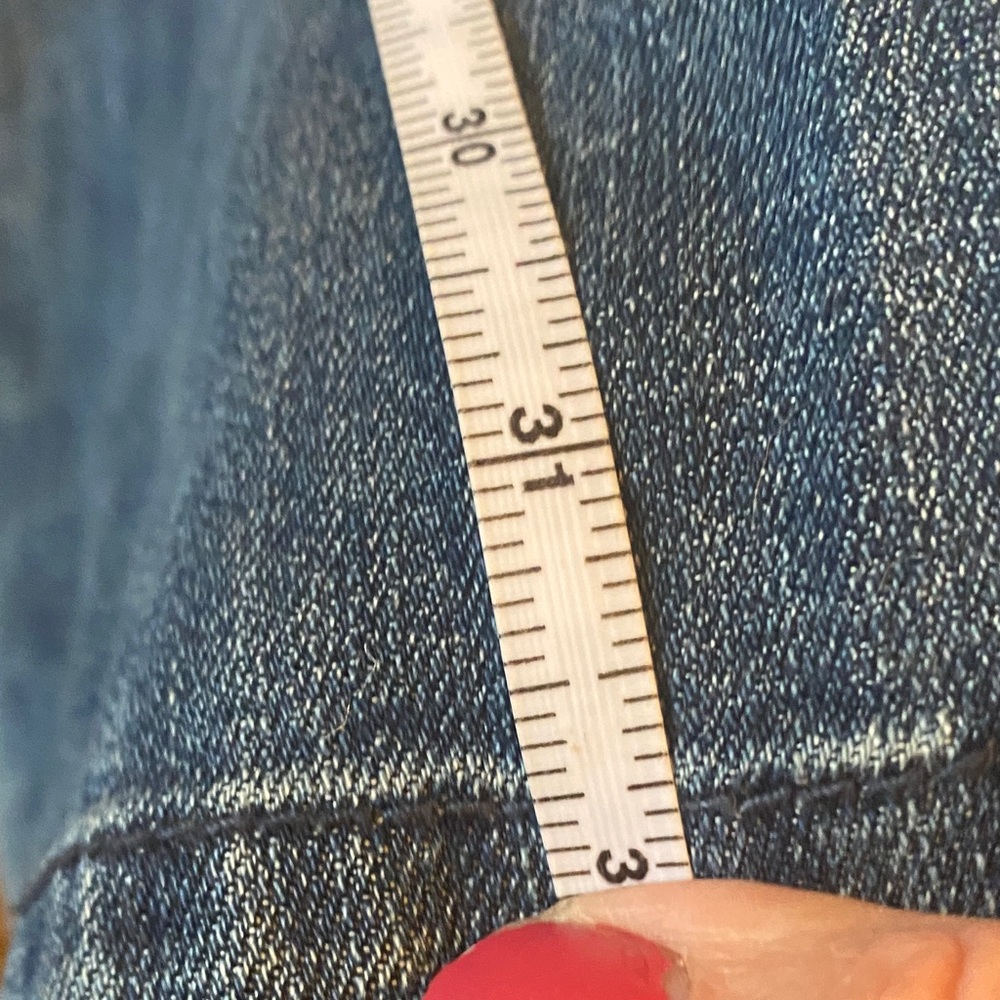 Chico's Dark Blue Straight Leg Jeans - Picture 10 of 11